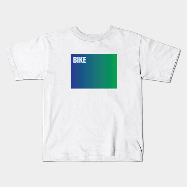 Bike block Kids T-Shirt by hilariouslyserious